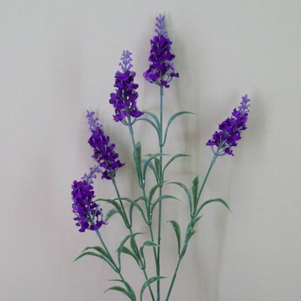 Artificial Silk Lavender Stem Purple 72cm Artificial Flowers